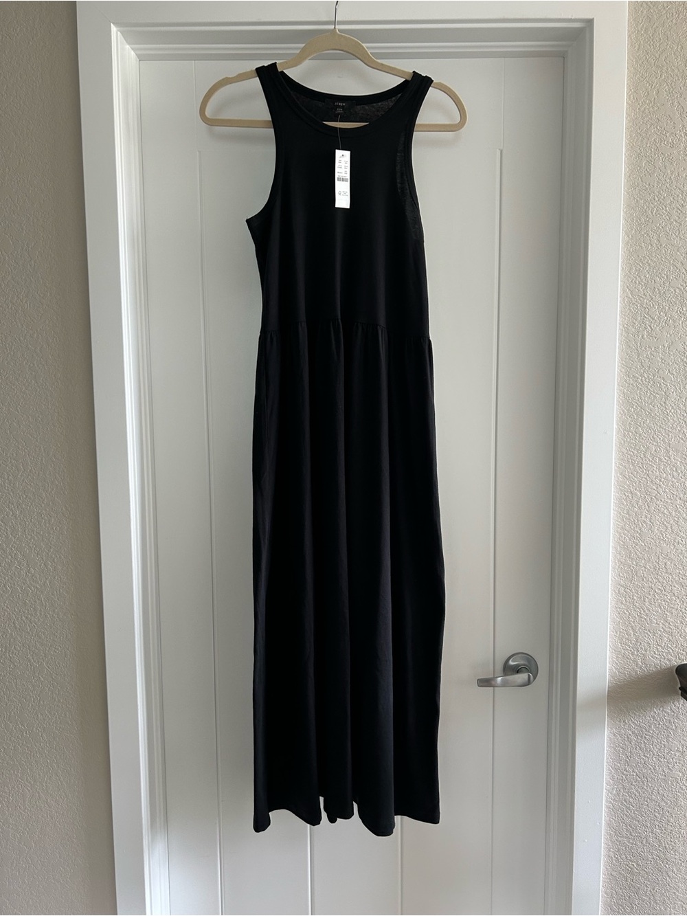 Classic Black Cotton Maxi